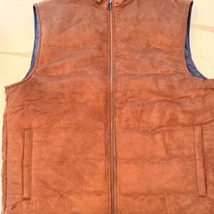 Banana Republic Men's Tan Suede Vest